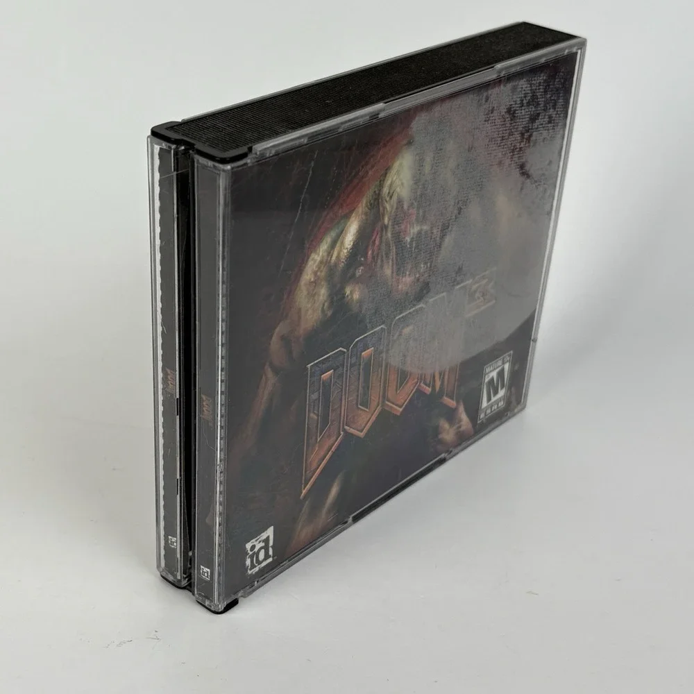 DOOM 3 Video Game For PC Includes 3 Discs CD-Rom Computer Game